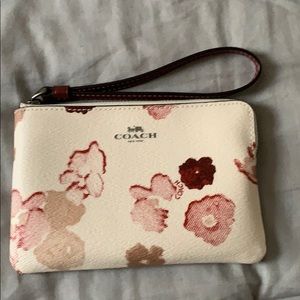 Small coach wristlet